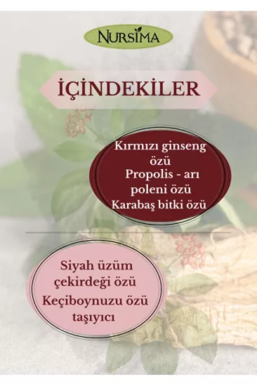 Nursima Red Ginseng Şurup 125 Ml