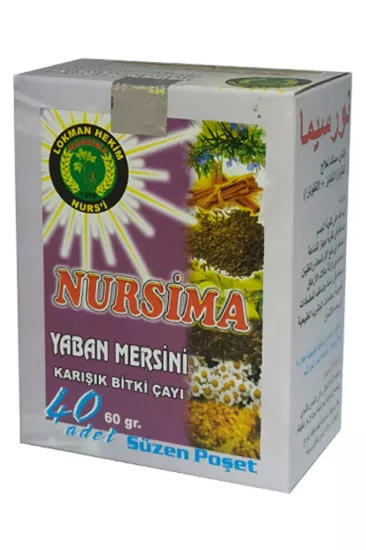 Nursima Yaban Mersini Karışık Bitki  Çayı 40 Süzen Poşet