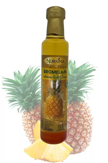 Nursima Bromelain Ananas Özlü Şurup 250 Ml Koli 12 Adet
