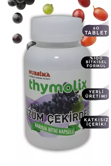Nursima Üzüm Çekirdeği Karışık Bitki Kapsül 60 Adet