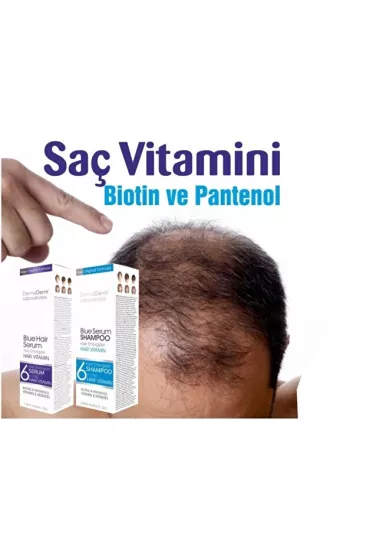 Dermaderm Mavi Şampuan 250 ml Koli 12 Adet