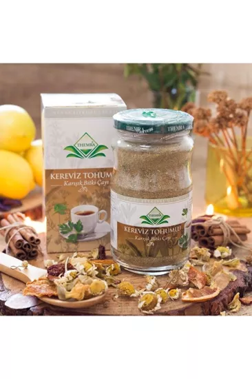 Themra Kereviz Tohumlu Karışık Bitki Çayı 130 g Koli 15 Adet