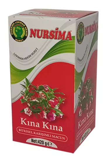 Nursima Kına Kına Bitkisel Karışımlı Macun 420 Gr Koli 15 Adet