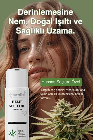 Naturaline Kenevir Tohumu Yağı Şampuanı 400 Ml