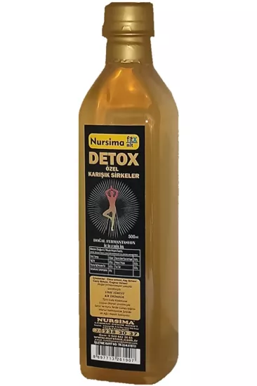 Nursima Fit X Nitro Detox Sirkesi Pet Şişe 500 Ml