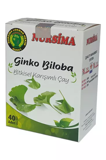 Nursima Ginko Biloba Bitkisel Karışımlı Çay 40 Süzen Poşet