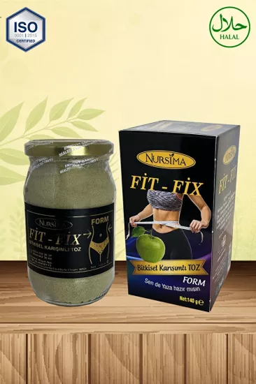 Nursima Fitfix Elmalı Bitkisel Karışımlı Toz 140 Gr