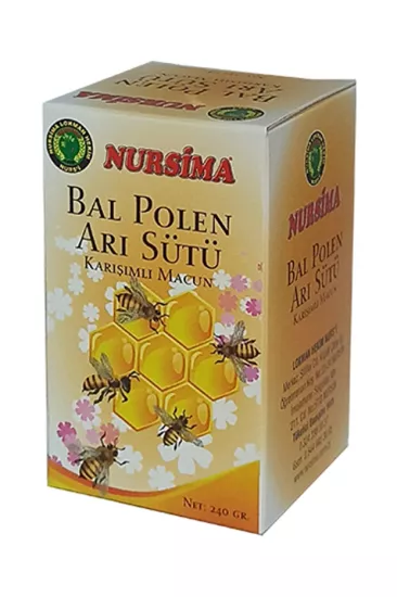 Nursima Bal Polen Arı Sütü Karışımlı  Macun 240 Gr