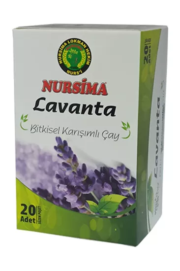 Nursima Lavanta Bitkisel Karışımlı Çay 20 Süzen Poşet