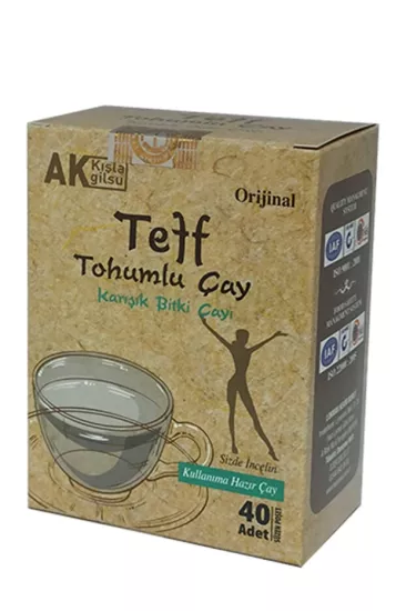 Akkışla Teff Tohumlu Karışık Bitki Çayı 40  Süzen Poşet