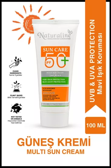 Naturaline +50 SFP Multi Sun Güneş Kremi 100 Ml