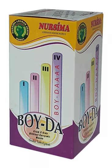 Nursima Boyda Uzam X  Gıda Bitkisel Karışımlı Macun 420 Gr