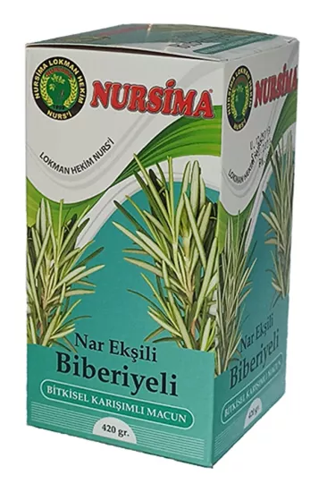 Nursima Nar Ekşili Biberiyeli Bitkisel Karışımlı Macun 420 Gr