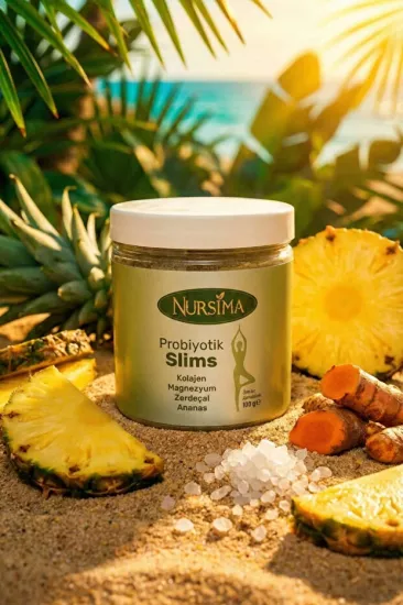 Nursima Probiyotik Slims Magnezyumlu Toz 100 Gr Koli 15 Adet