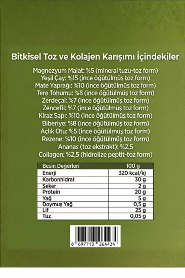 Nursima Probiyotik Slims Magnezyumlu Toz 100 Gr Koli 15 Adet