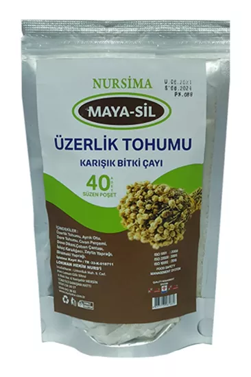 Nursima Maya-Sil Üzerlik Tohumlu Bitki Çayı 40 Süzen Poşet