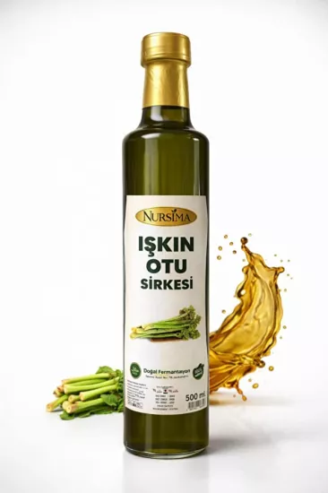 Nursima Işkın Otu Sirkesi Cam Şişe 500 Ml
