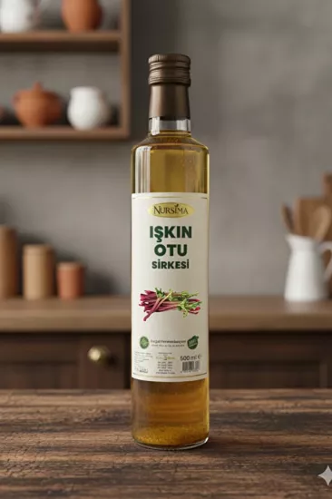 Nursima Işkın Otu Sirkesi Cam Şişe 500 Ml