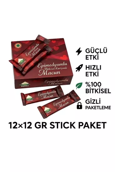 Themra Epimedyumlu Bitkisel Karışımlı Macun 12 Gr 12 Adet Koli 12 Adet