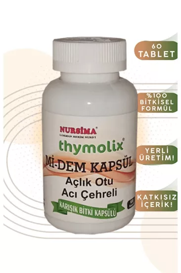Nursima Mi-Dem Açlık Otu Acı Çehreli Kapsül 60 Adet