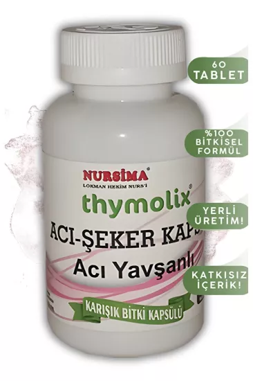 Nursima Acı-Şeker Kapsül Acı Yavşanlı 60 Adet