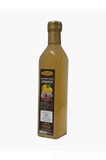 Nursima Limon Sarımsak Maydanoz Sirkesi Cam Şişe 500 Ml