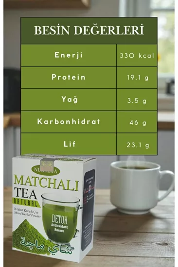 Nursima Matchalı Bitkisel Karışımlı Toz 100 Gr