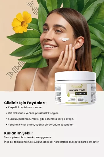 Naturaline Kuyruk Yağı Kremi Yüz 100 Ml
