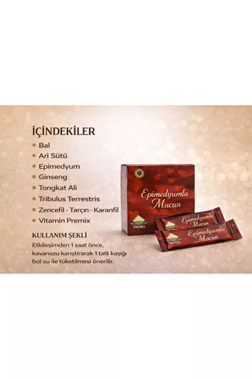 Themra Epimedyumlu Bitkisel Karışımlı Macun 12 Gr 6 Adet Koli 24 Adet