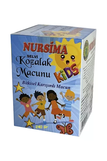 Nursima Selvi Kozalak Macunu Kids Bitkisel Karışımlı Macun 240 Gr