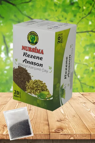 Nursima Rezene Anason Bitkisel Karışımlı Çay 20 Süzen Poşet