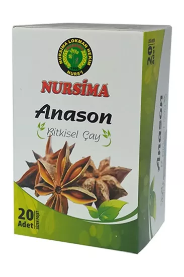 Nursima Anason Bitkisel Çay 20 Süzen Poşet