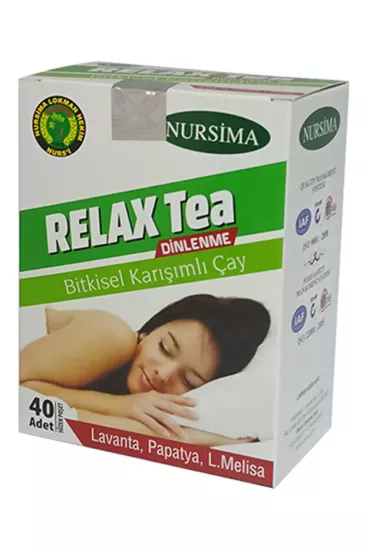 Nursima Relax Bitkisel Karışımlı Cay 40 Süzen Poşet