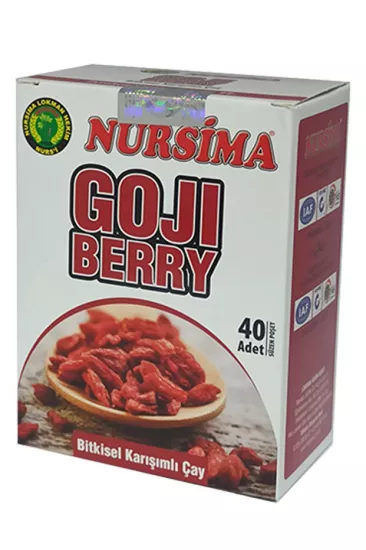 Nursima Goji Bery Bitkisel Karışımlı Çay 40 Süzen Poşet