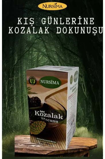 Nursima Selvi Kozalak Macunu Bitkisel Karışımlı Macun 420 Gr