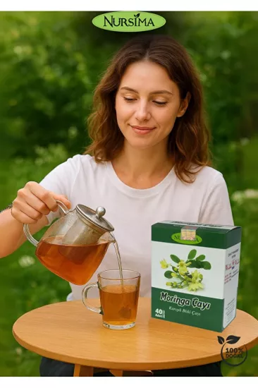 Nursima Moringa Çayı Karışık Bitki Çayı 40 Süzen Poşet Koli 24 Adet