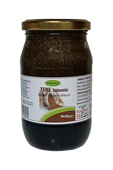 Nursima Tere Tohumlu Bitkisel Karışımlı Macun 420 Gr