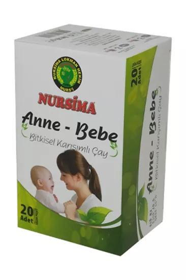 Nursima Anne-Bebe Bitkisel Karışımlı Çay 20 Süzen Poşet