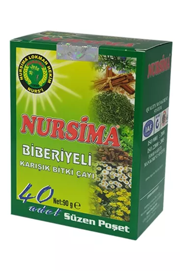 Nursima Biberiye Bitkisel Çayı 20 Süzen Poşet