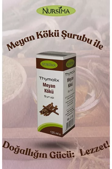 Nursima Meyan Kökü Şurubu 125 Ml