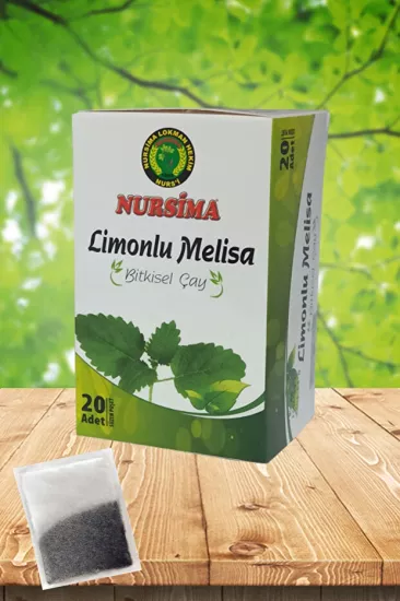 Nursima Limonlu Melisa Bitkisel Çay 20 Süzen Poşet