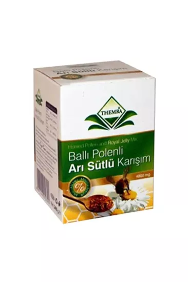 Themra Ballı Polenli Arı Sütlü Karışım 4.800 mg Vital Macun 240 Gr Koli 15 Adet