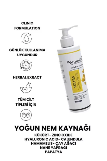 Naturaline Sülfax Kükürt Krem 100 Ml
