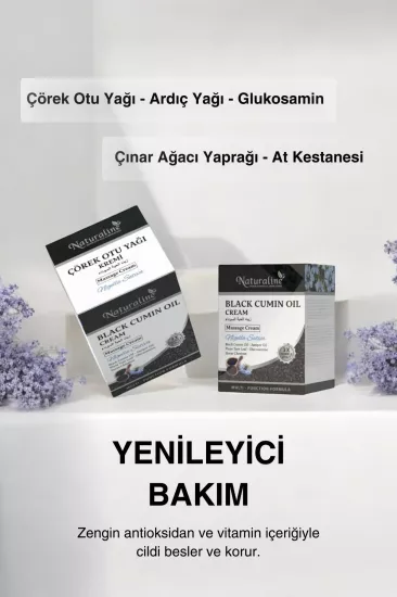 Naturaline Çörek Otu Yağı Masaj Kremi 100 Ml