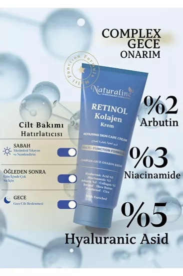 Naturaline Retinol -Kolojen Night Krem 100 Ml