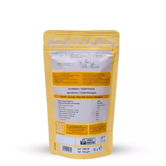 Shemsana Kurutulmuş Ananas 15 Gram Paket