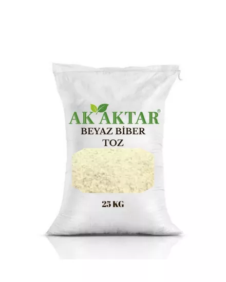 Beyaz Biber Toz 25 Kg