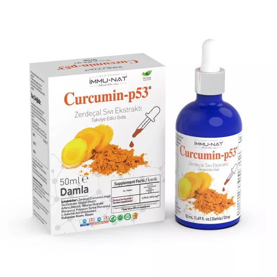 İmmu-Nat Curcumin P53 Zerdeçal Ekstraktı 50Ml Sıvı