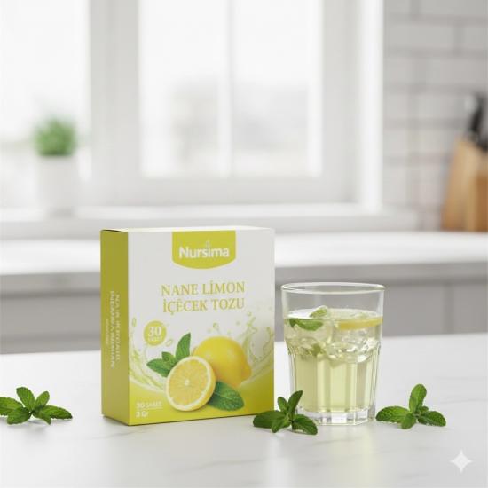 Nursima Nane Limon Aromalı İçecek Tozu 3 Gr 30 Şaset