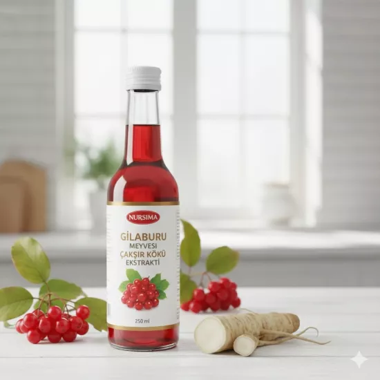Nursima Gilaburu Meyvesi Çakşır Kökü Ekstraktı 250 Ml